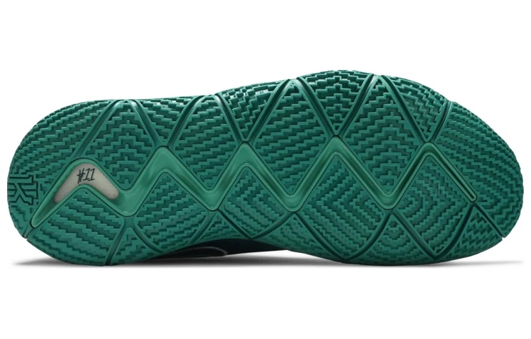 Мужские кроссовки Nike Kyrie 4 "Green Lobster" (зеленые) — фото 4