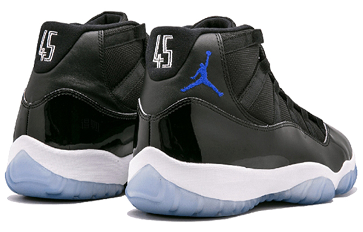 jordan 11 space jam black and blue