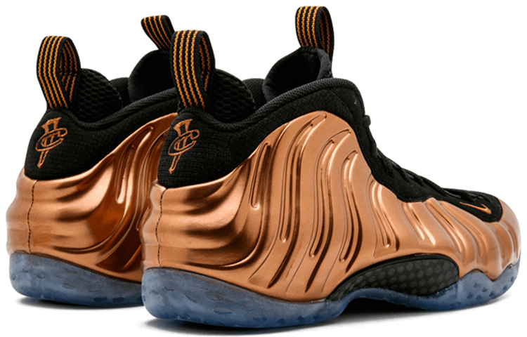 Кроссовки Nike Foamposite One Copper OG (бронзовые) — фото 3