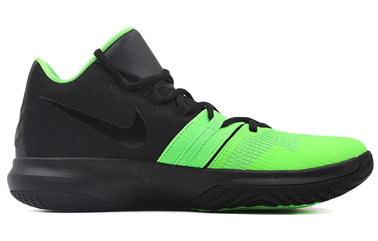 Мужские кроссовки Nike Flytrap KYRIE EP (зелено-черные) — фото 2