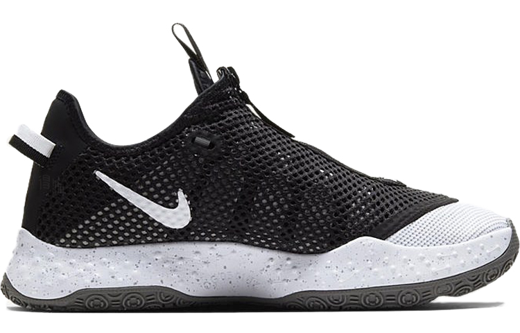 Мужские кроссовки Nike PG 4 "Oreo" 4 (черно-белые) — Чёрныйбелый — фото 2