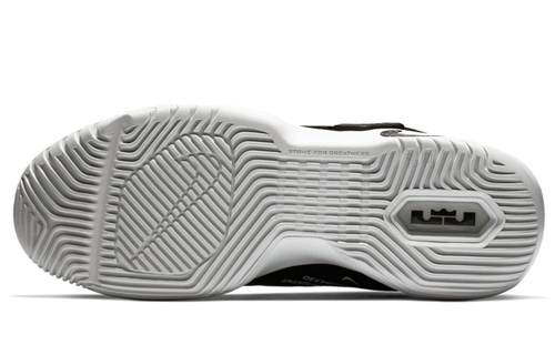 Мужские кроссовки Nike Ambassador 11 LeBron 11 (бело-черные) — Белый / чёрный — фото 5