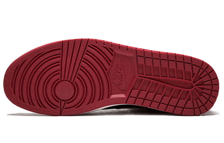 Мужские кроссовки Jordan Air Jordan 1 Bred 2013 (черно-красные) — фото 6
