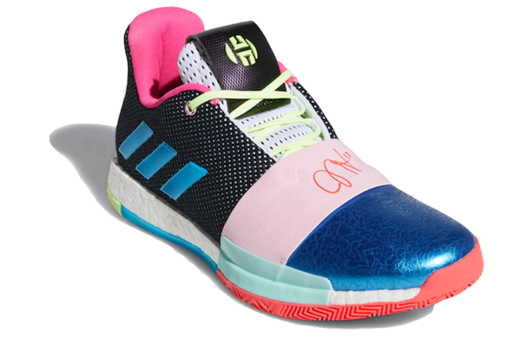 Мужские кроссовки adidas Harden Vol.3 Different Breed (черные) — фото 3