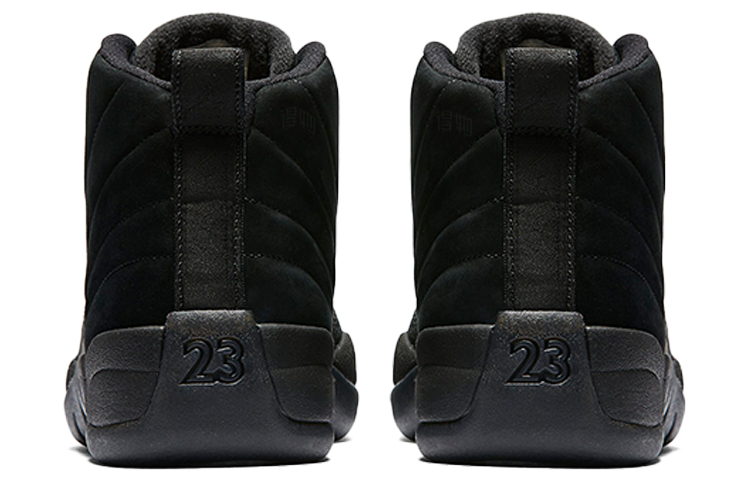Мужские кроссовки Jordan Air Jordan 12 Retro OVO Black 2017 (черные) — 黑/金属金/黑 — фото 6