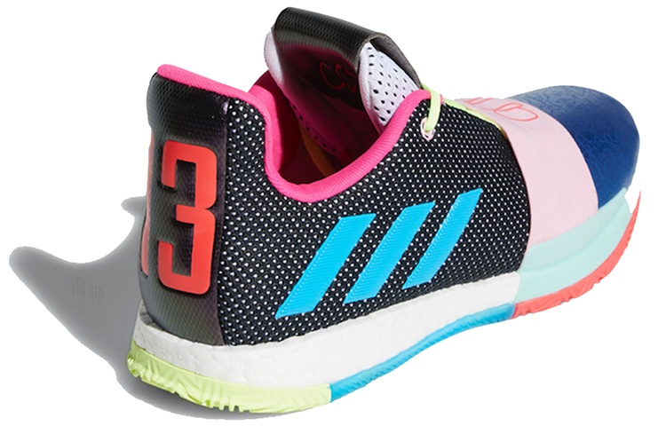Мужские кроссовки adidas Harden Vol.3 Different Breed (черные) — фото 4