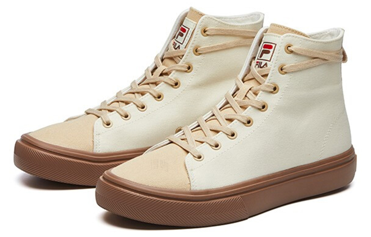 Женские кеды Fila Fusion (молочно-белые) — фото 3