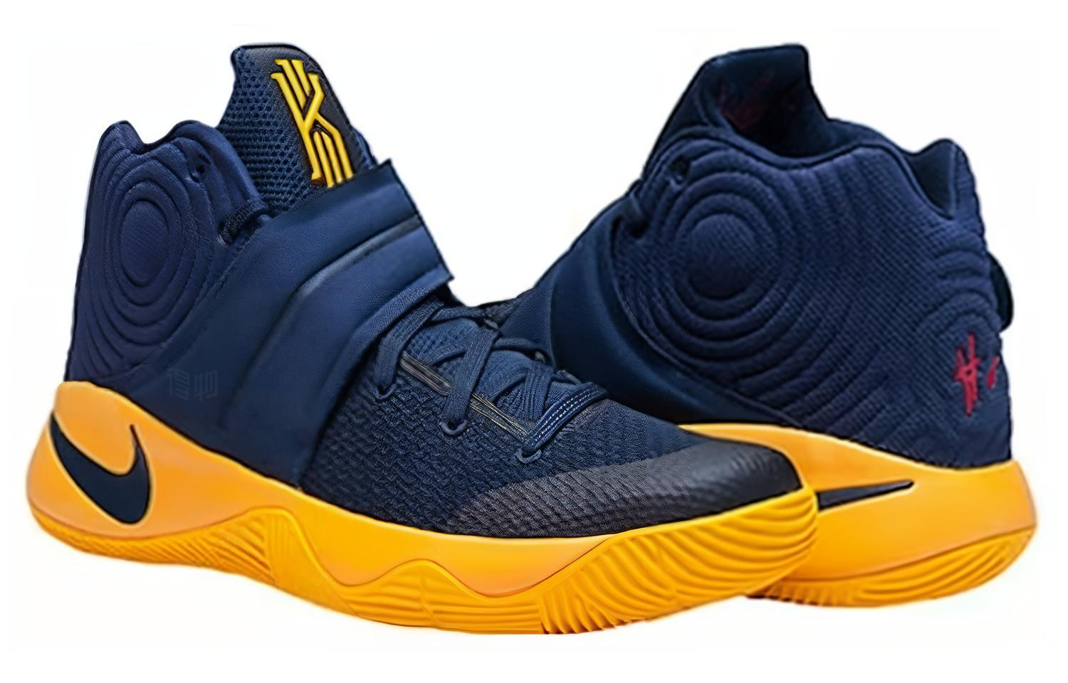 Мужские кроссовки Nike Kyrie 2 Cavs (темно-синие) — фото 3