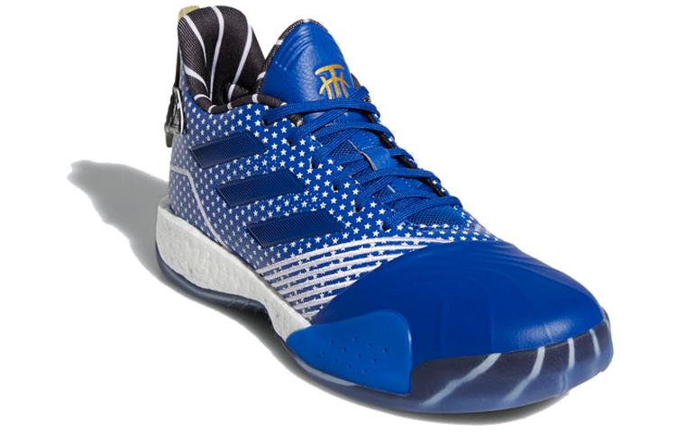 Мужские кроссовки adidas T mac Millennium (сине-белые) — Синийбелый — фото 3