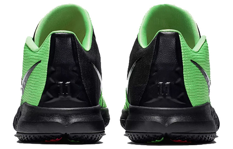 Мужские кроссовки Nike Flytrap KYRIE EP (зелено-черные) — фото 5