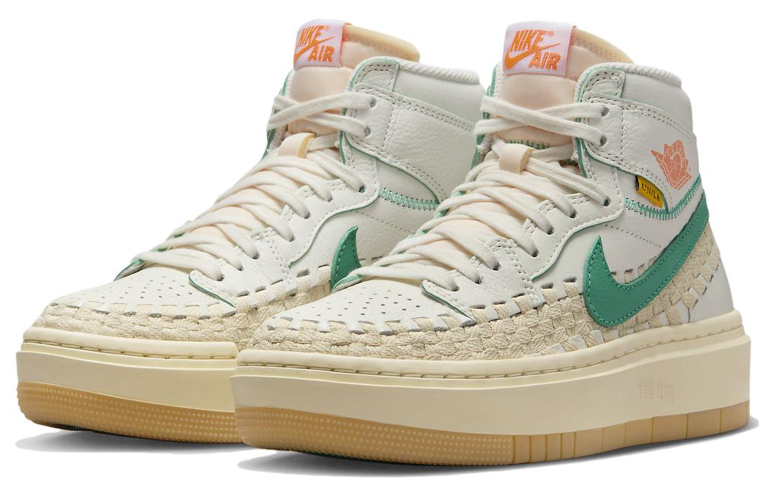 Женские кроссовки Union x Bephies Beauty Supply x Jordan Air Jordan 1 Elevate High (белые) — Белый — фото 3