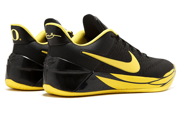 Мужские кроссовки Nike Kobe AD "Oregon" OG (черно-желтые) — Чёрный / жёлтый — фото 3