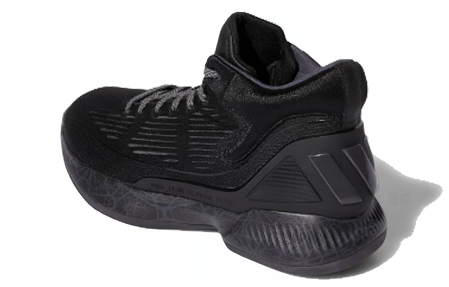 Мужские кроссовки adidas D Rose 10 (черные) — фото 3