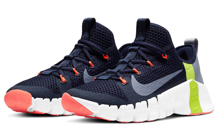 Кроссовки Nike Metcon 3 (синий / зеленый / серый) — Синий / зелёный / серый — фото 3