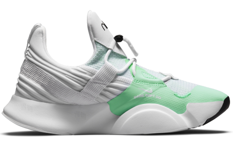Женские кроссовки Nike SuperRep (бело-зеленые) — фото 2