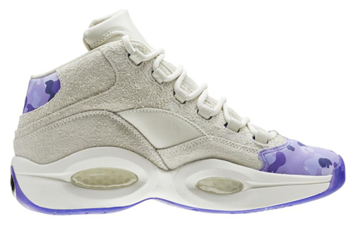 Мужские кроссовки Reebok Question Mid CamRon (серые) — фото 2