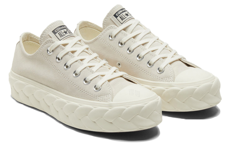 Женские кеды Converse Chuck Taylor All Star Lift (светло-серые) — Светло-белыйсерый — фото 3