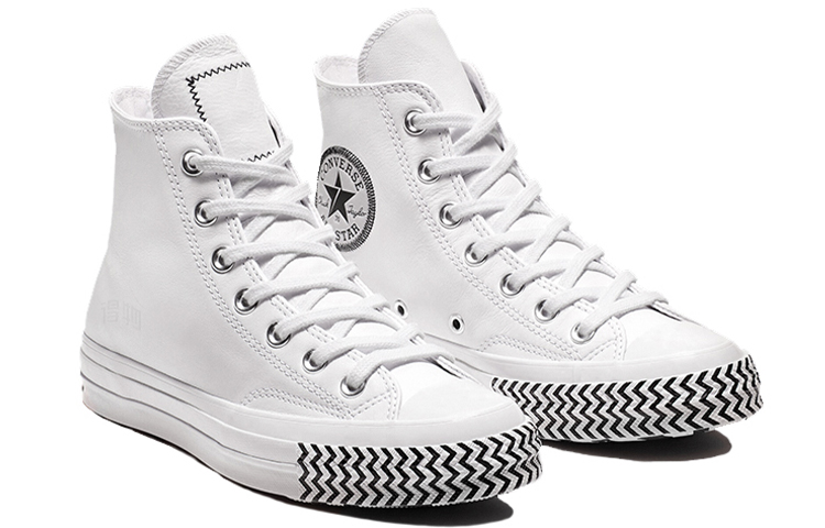 Женские кеды Converse 1970s Mission-V High Top All Star (черно-белый) — Чёрный / белый — фото 3