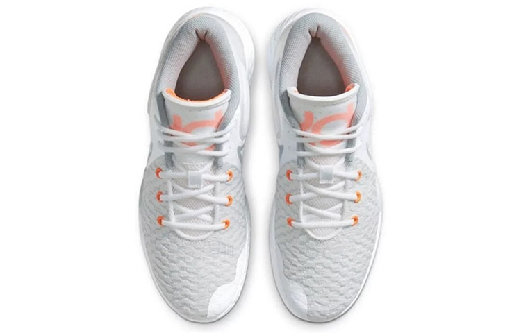 Кроссовки Nike KD Trey 5 VIII (белый/серый) — Белыйсерый — фото 4