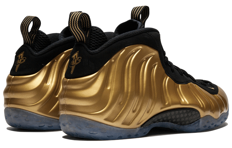 Мужские кроссовки Nike Foamposite One Metallic Gold OG (золотые) — фото 4