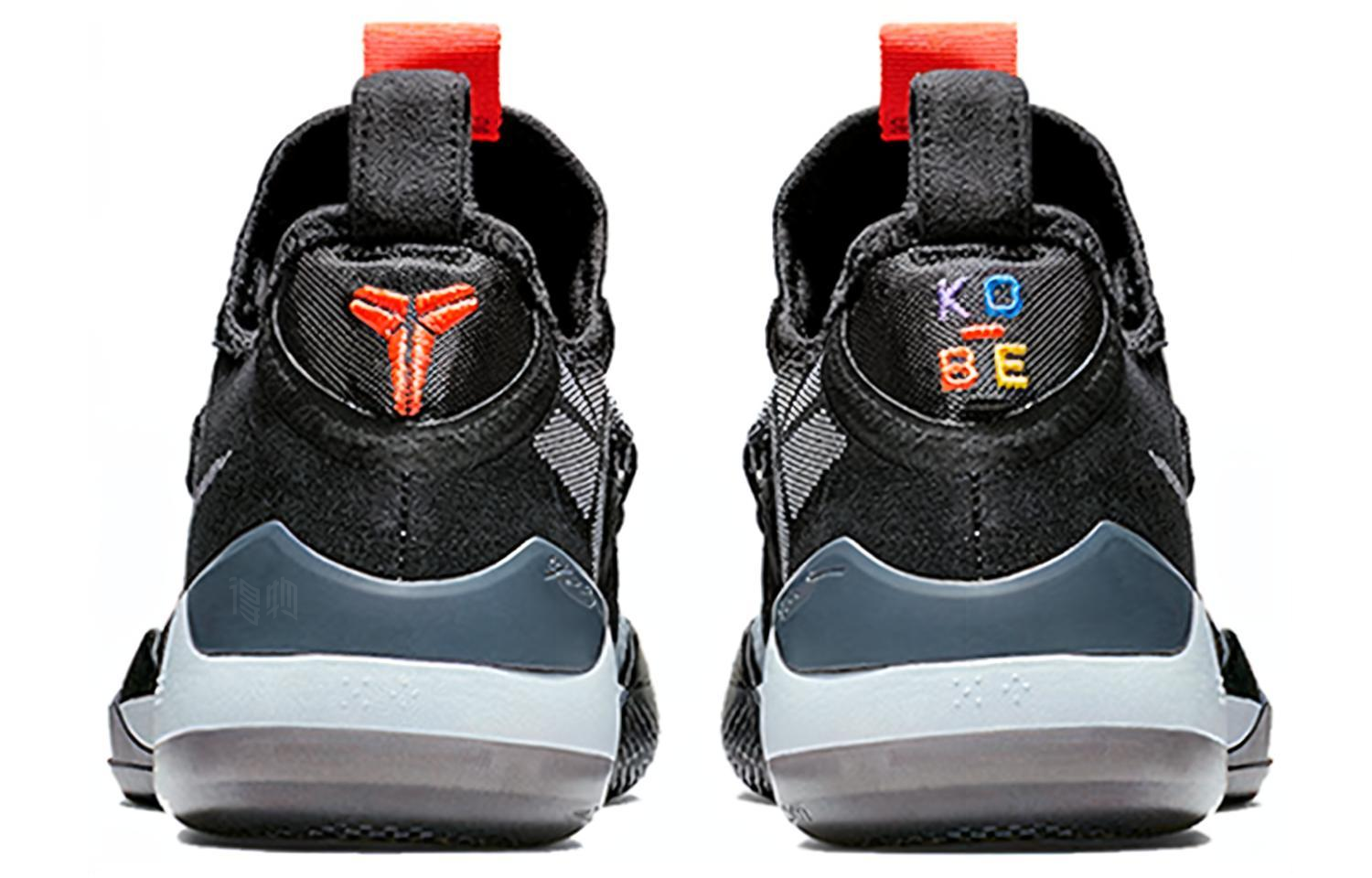 Мужские кроссовки Nike Kobe AD Black Multi-Color (черные мультиколор) — 黑/彩 — фото 3
