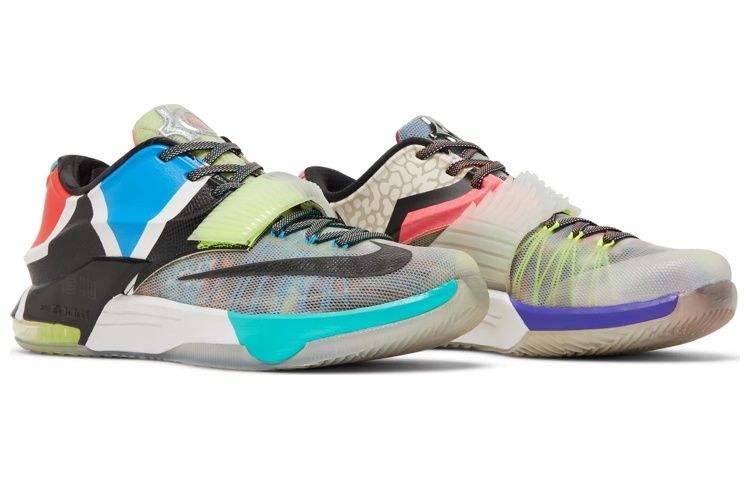 Мужские кроссовки Nike KD 7 What The OG (разноцветные) — 彩色 — фото 3