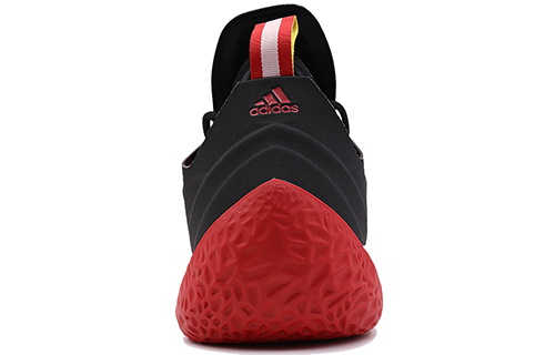 Мужские кроссовки adidas Harden Vol.2 (черно-красные) — фото 5