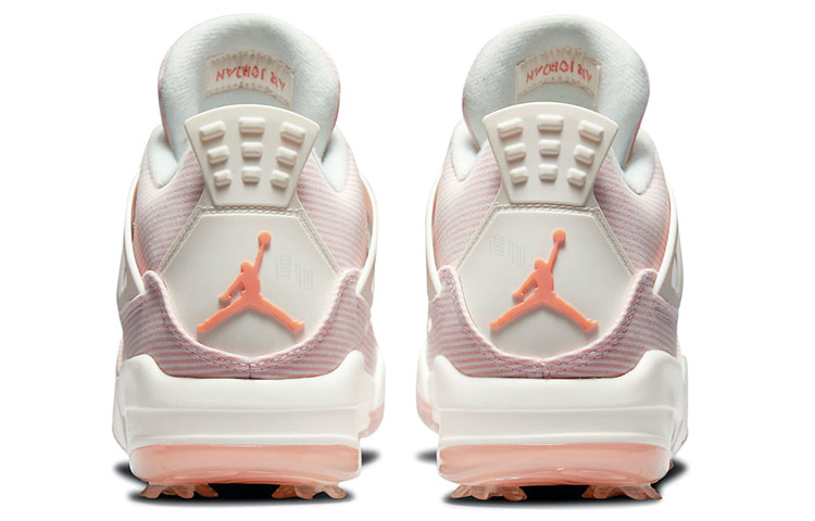 Мужские кроссовки Jordan Air Jordan 4 golf (розовые) — фото 5