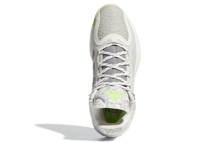 Мужские кроссовки adidas D rose 11 Vet-Tix (серый / зеленый) — Серый / зелёный — фото 5
