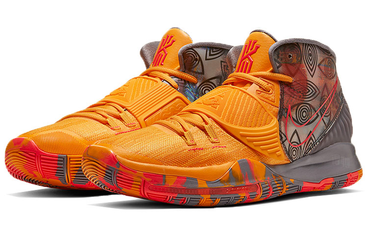 Баскетбольные кроссовки Nike Kyrie 6 (желтые) — фото 3