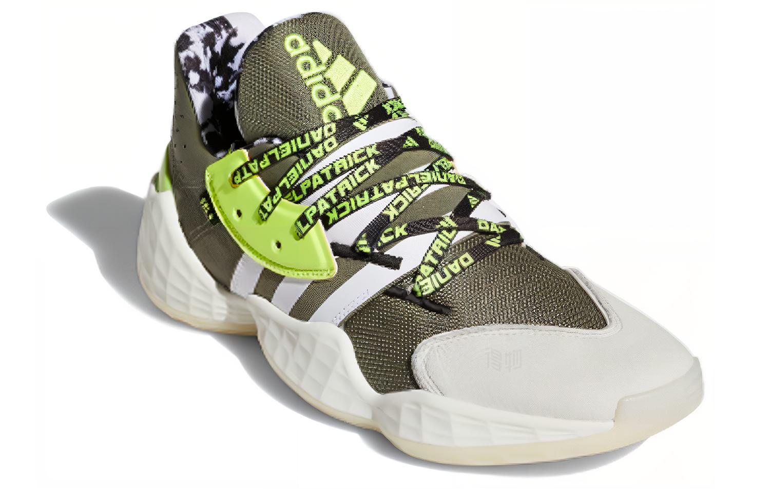 Мужские кроссовки adidas Harden Vol. 4 (зеленый) — Зелёный — фото 2