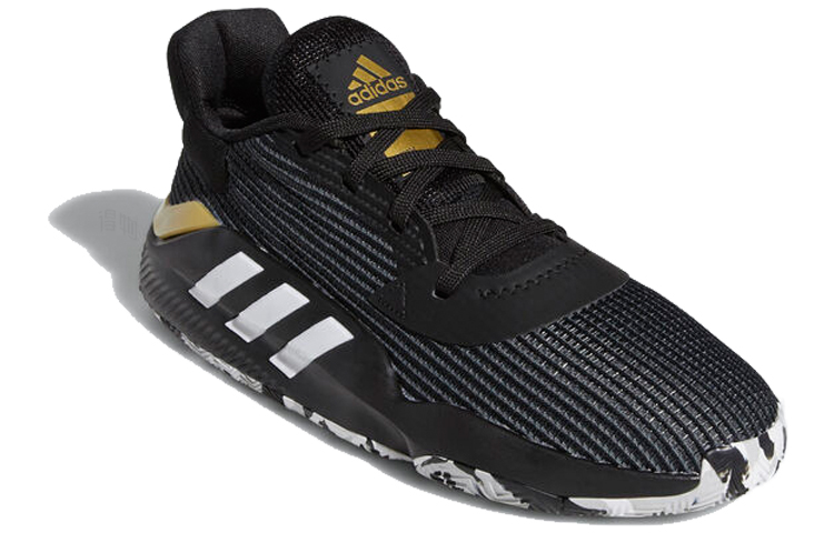 Мужские кроссовки adidas Pro Bounce Madness 2019 (черно-золотые) — фото 2