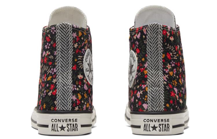 Женские кеды Converse Chuck Taylor All Star (черно-зеленые) — 彩色 — фото 5
