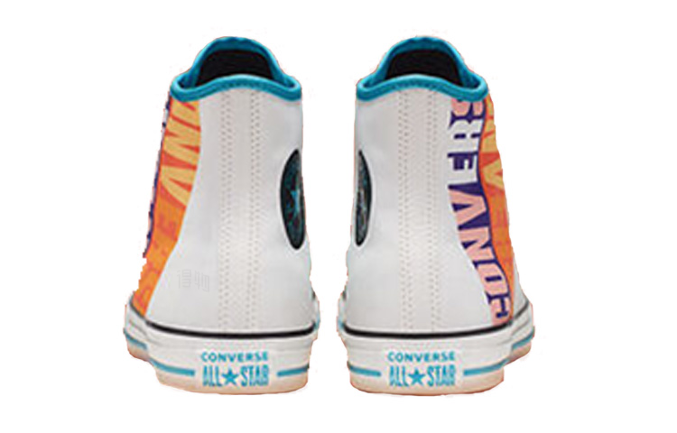 Кеды Converse Chuck Taylor All Star Get Tubed High Top (белыйжелтыйсиний) — Белыйжёлтыйсиний — фото 4