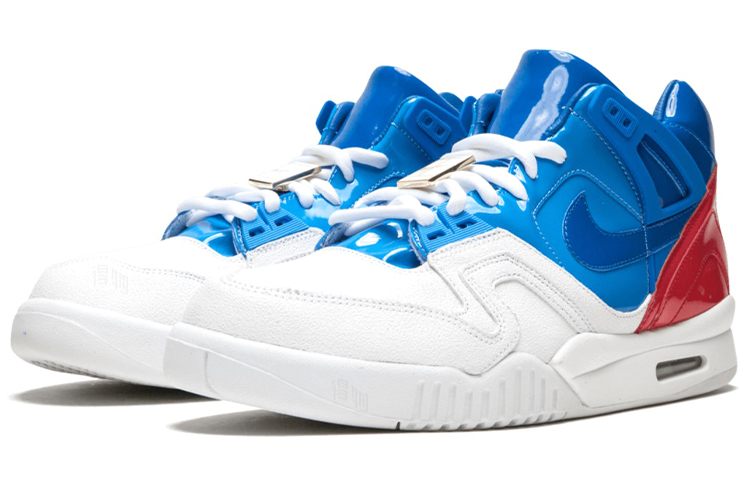 Мужские кроссовки Nike Tech Challenge II (красно-синие) — фото 3