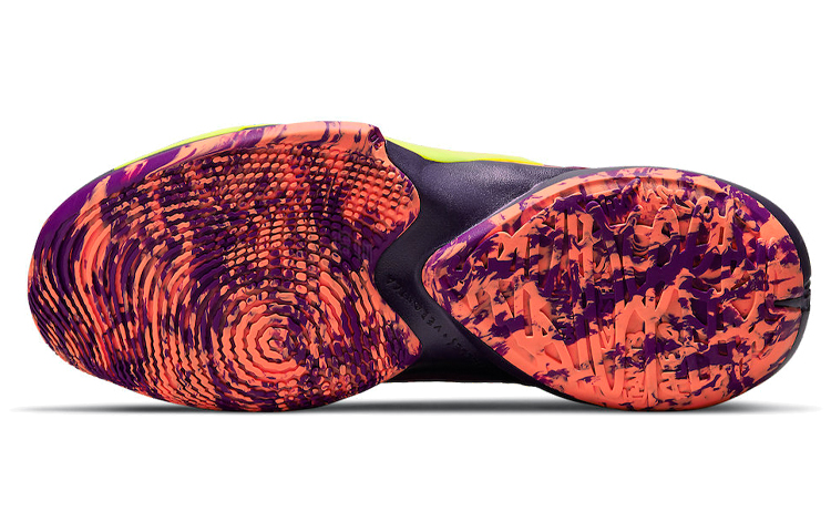 Мужские кроссовки Nike Zoom Freak 2 "Bright Mango" (оранжево-фиолетовый) — фото 6