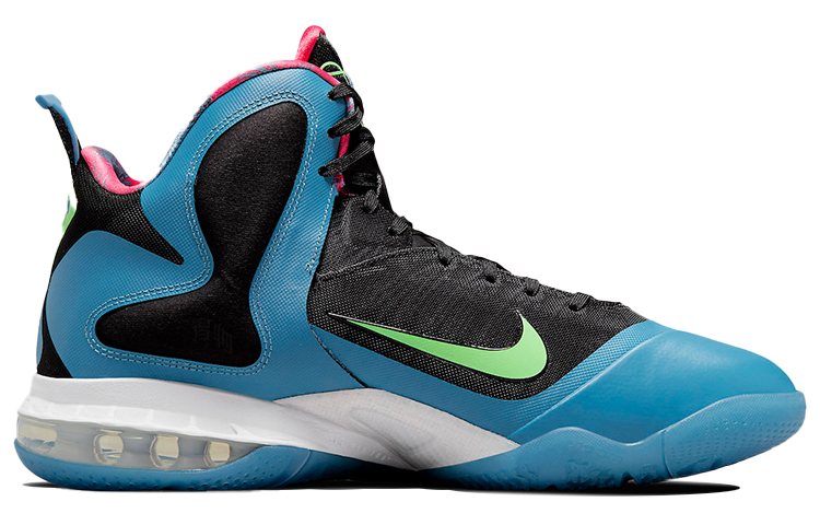 Мужские кроссовки Nike Lebron 9 South Coast 2022 (сине-черно-розовые) — Синий / чёрный / розовый — фото 2