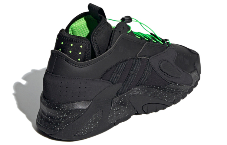 Кроссовки adidas originals Streetball 'Black Solar Green' (черно-зеленые) — фото 4