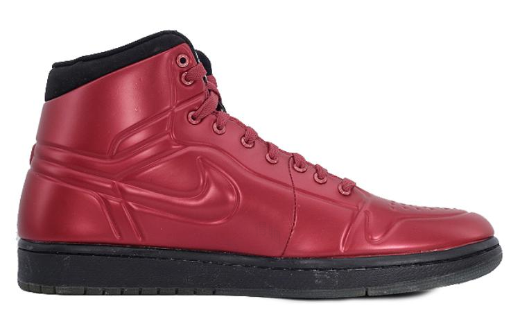 Мужские кроссовки Jordan Air Jordan 1 Anodized Foamposite (красные) — Красный — фото 2