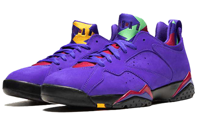 Мужские кроссовки Jordan Air Jordan 7 Retro Low Bright Concord (синие) — Синий — фото 3