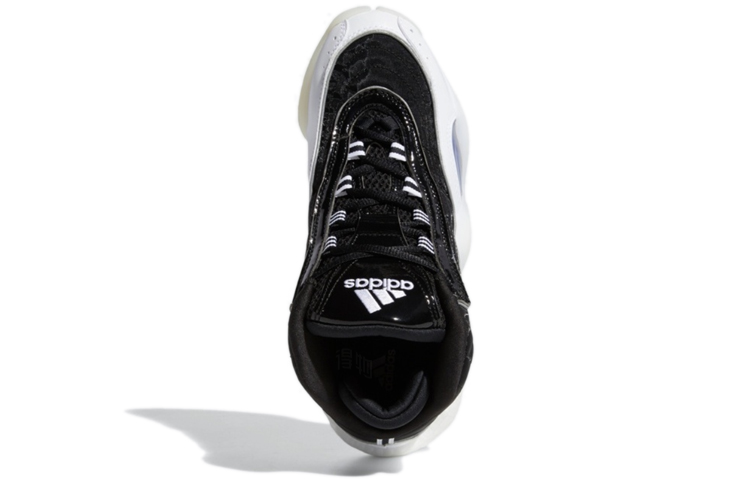 Мужские кроссовки adidas originals Crazy BYW Icon 98 (черно-белые) — Чёрный / белый — фото 5