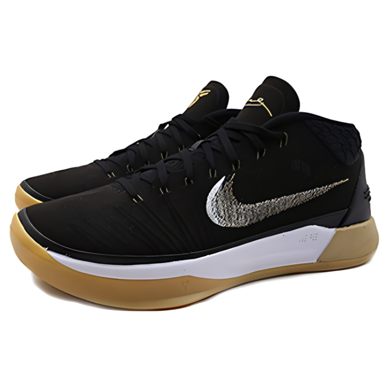 Мужские кроссовки Nike Kobe AD OG (черно-белые) — Чёрный / белый — фото 3