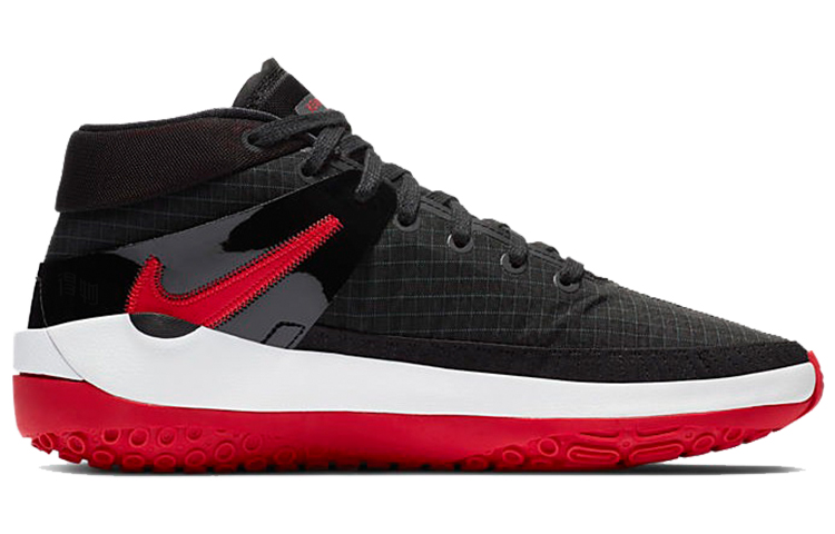 Мужские кроссовки Nike KD 13 (черно-красные) — Чёрныйкрасный — фото 2