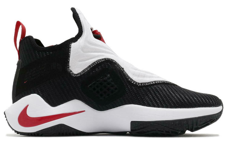 Мужские кроссовки Nike Lebron 14 Soldier EP (черно-белый) — Чёрныйбелый — фото 2