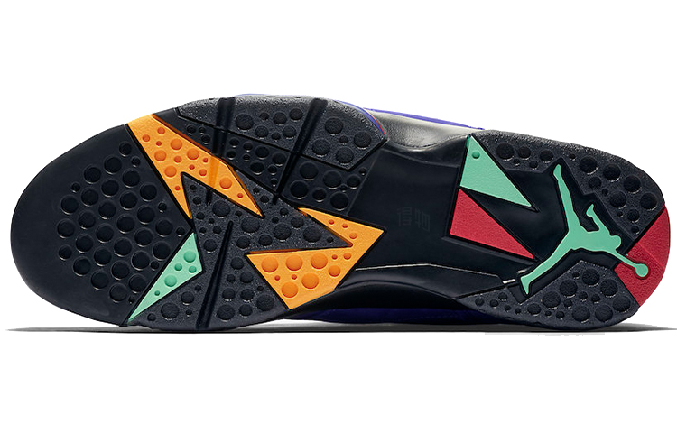 Мужские кроссовки Jordan Air Jordan 7 Retro Low Bright Concord (синие) — Синий — фото 6