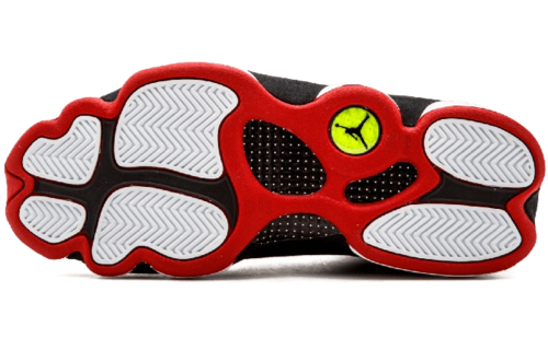 Мужские кроссовки Jordan Air Jordan 13 2013 (бело-черно-красные) — Белый / чёрный / красный — фото 5