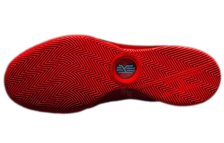 Мужские кроссовки Nike Kyrie 1 (красно-черные) — Красный / чёрный — фото 5