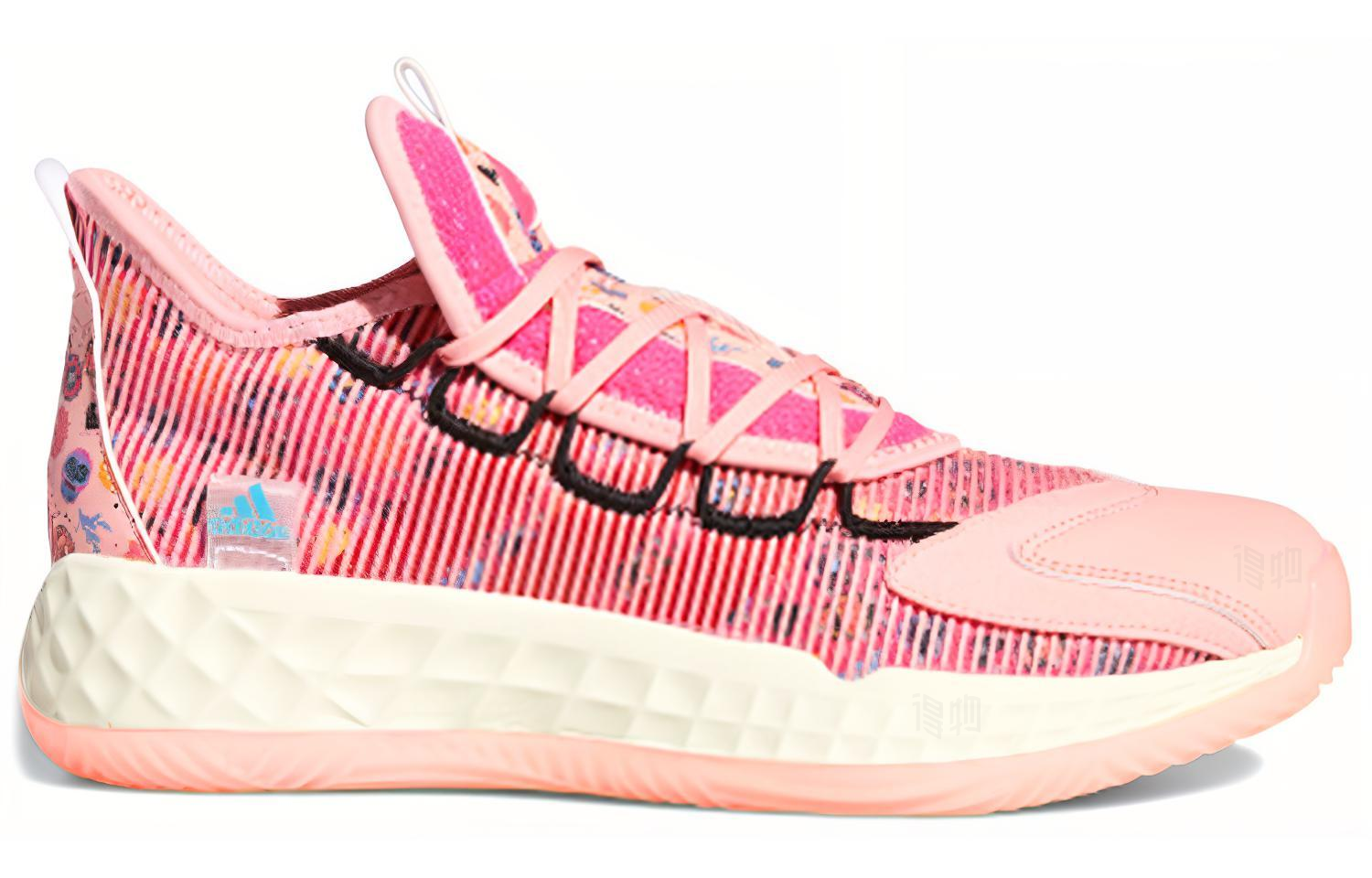 Кроссовки adidas Pro Boost GCA Low (розово-черные) — Розовый / чёрный — фото 2