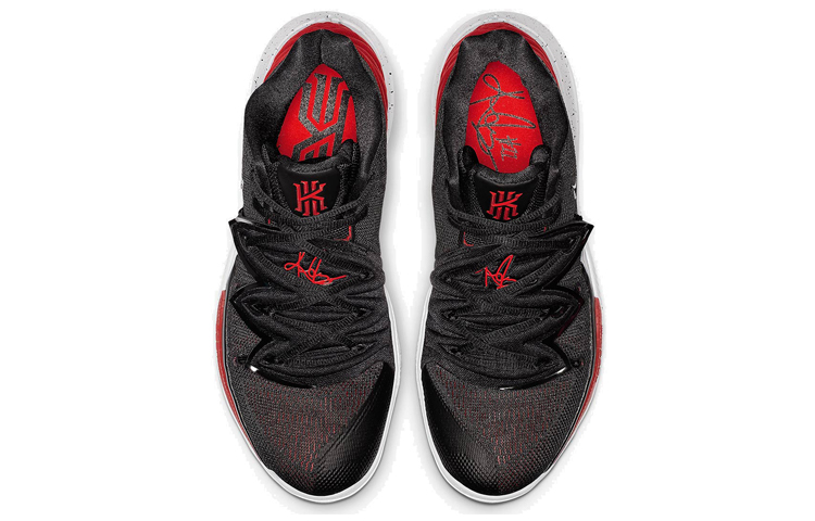 Мужские кроссовки Nike Kyrie 5 Bred OG 5 (черный / красный) — Чёрный / красный — фото 4