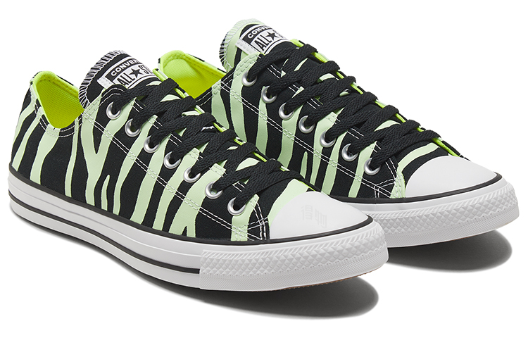 Кеды Converse Chuck Taylor All Star (черные со светящимся эффектом) — 黑夜光 — фото 3